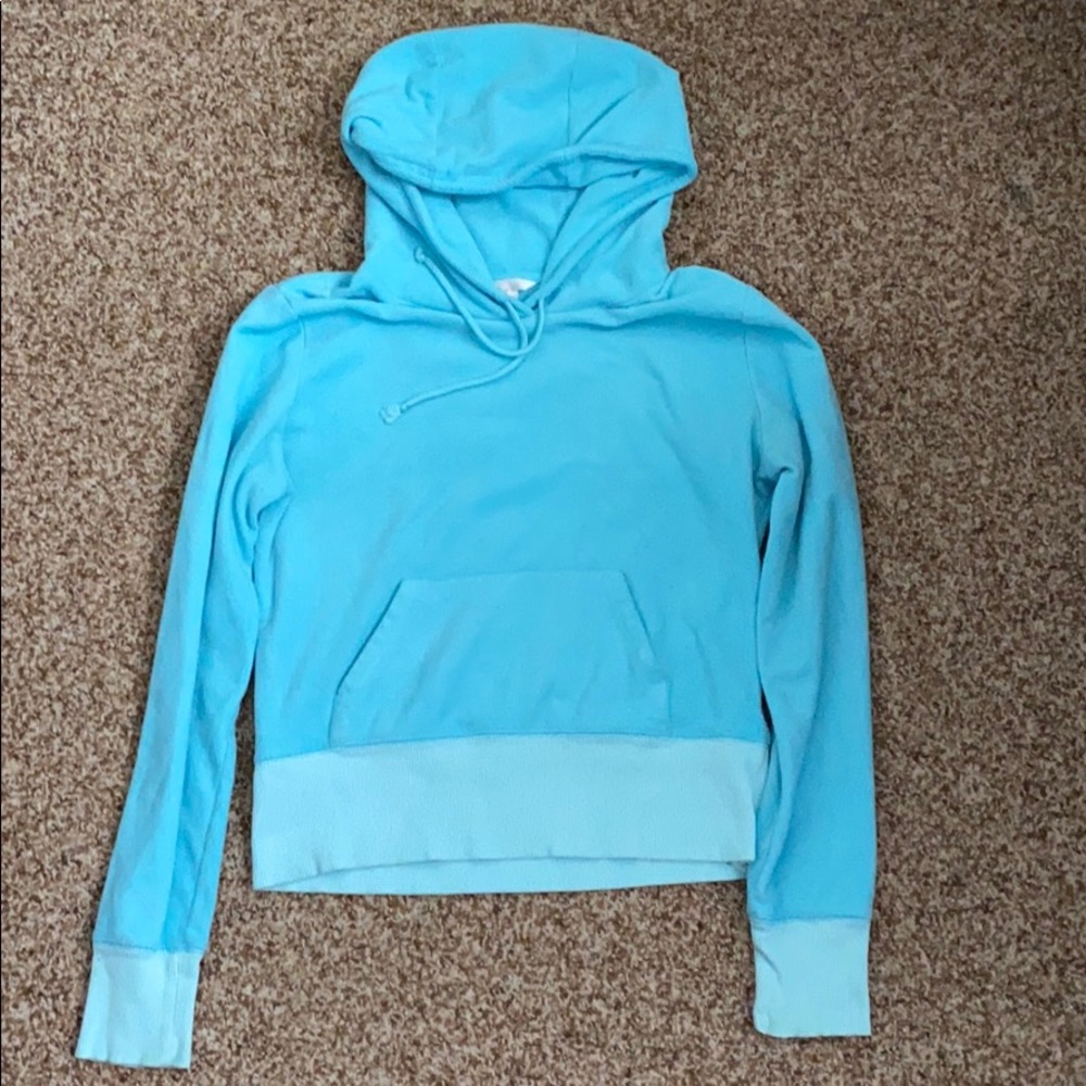 Baby blue hoodie